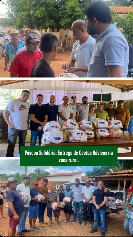 Julyfran Catigueiro leva solidariedade as famílias de Lago da Pedra.