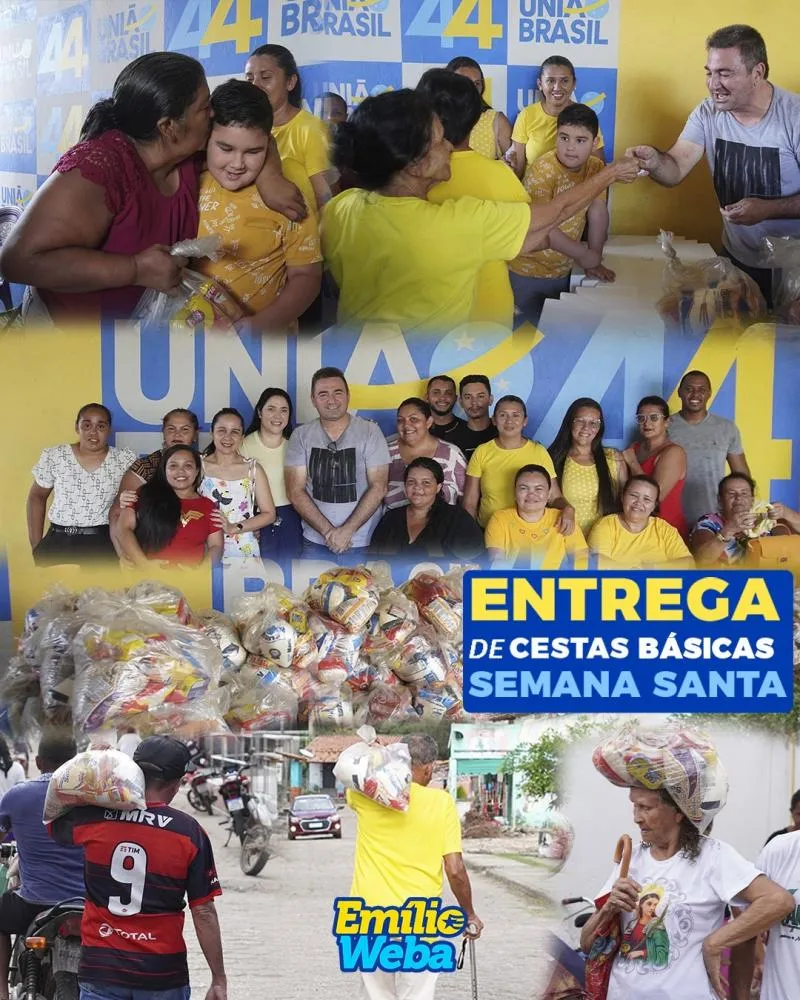 Emílio Weba realiza ação solidária em Presidente Médici.