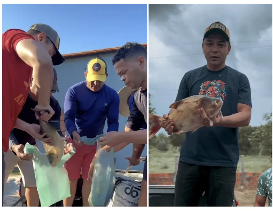 Adriano Freitas realiza ação de distribuição de pescados em São Vicente Ferrer .