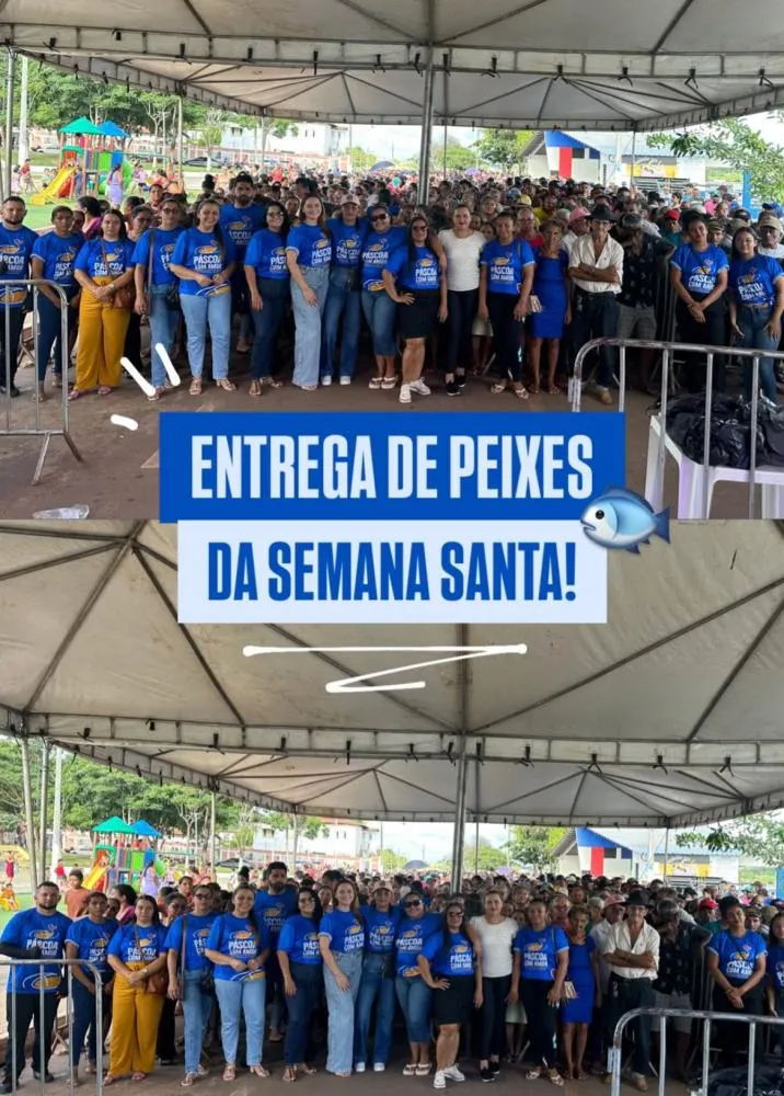 Kleber Tratorzão realizou ações de entregas de pescados e cestas básicas a população de São Domingos do Maranhão.