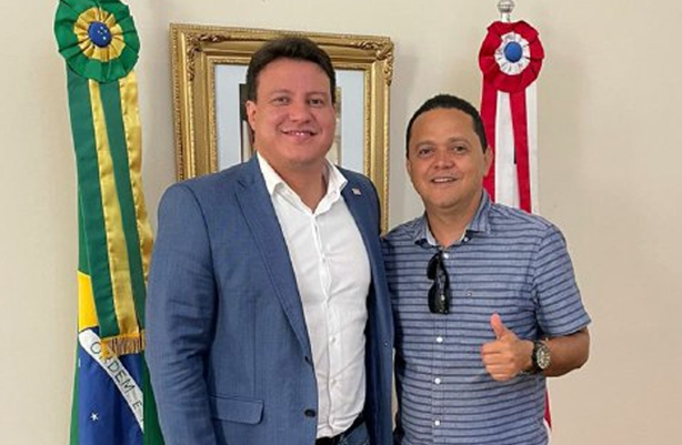 Josinaldo Moraes se reúne com Felipe Camarão em São Luís